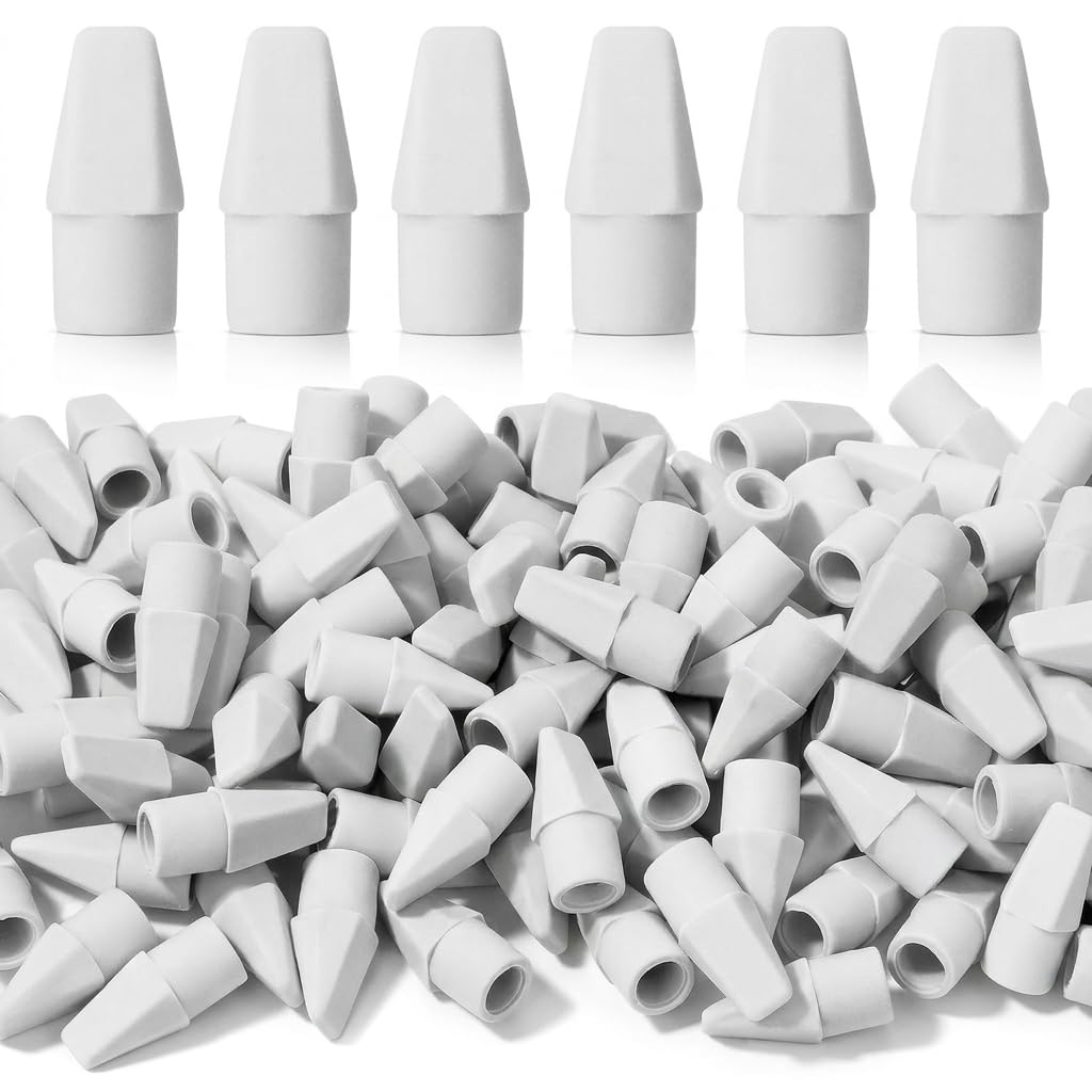 Mr. Pen- Pencil Top Erasers, 120 Pack, Latex-Free, No-Smudge