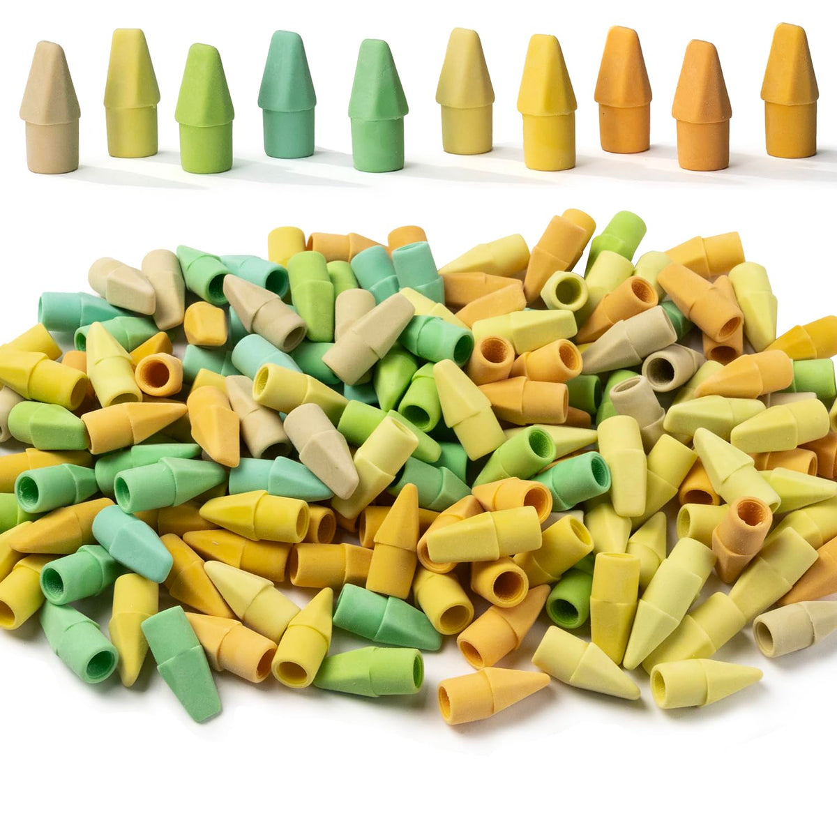 Mr. Pen- Pencil Top Erasers, 120 Pack, Latex-Free, No-Smudge