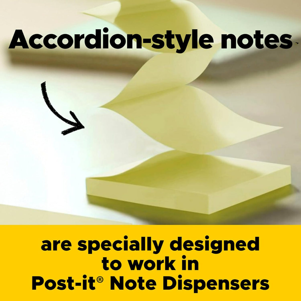 Post-it Pop-up Notes, 18 Sticky Note Pads, 3 x 3 in., School Supplies, Office Products, Accordion Sticky Notes Work with Pop-Up Note Dispenser, Floral Fantasy Collection