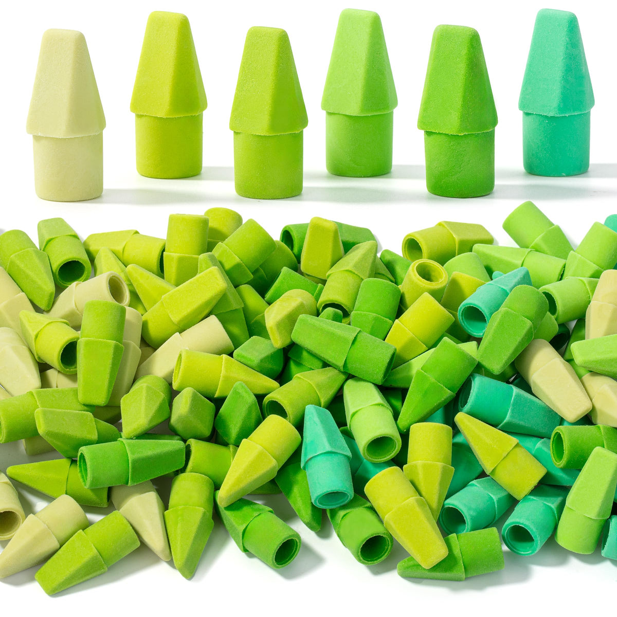 Mr. Pen- White Pencil Top Erasers, 120 pcs, Eraser Caps for Pencils