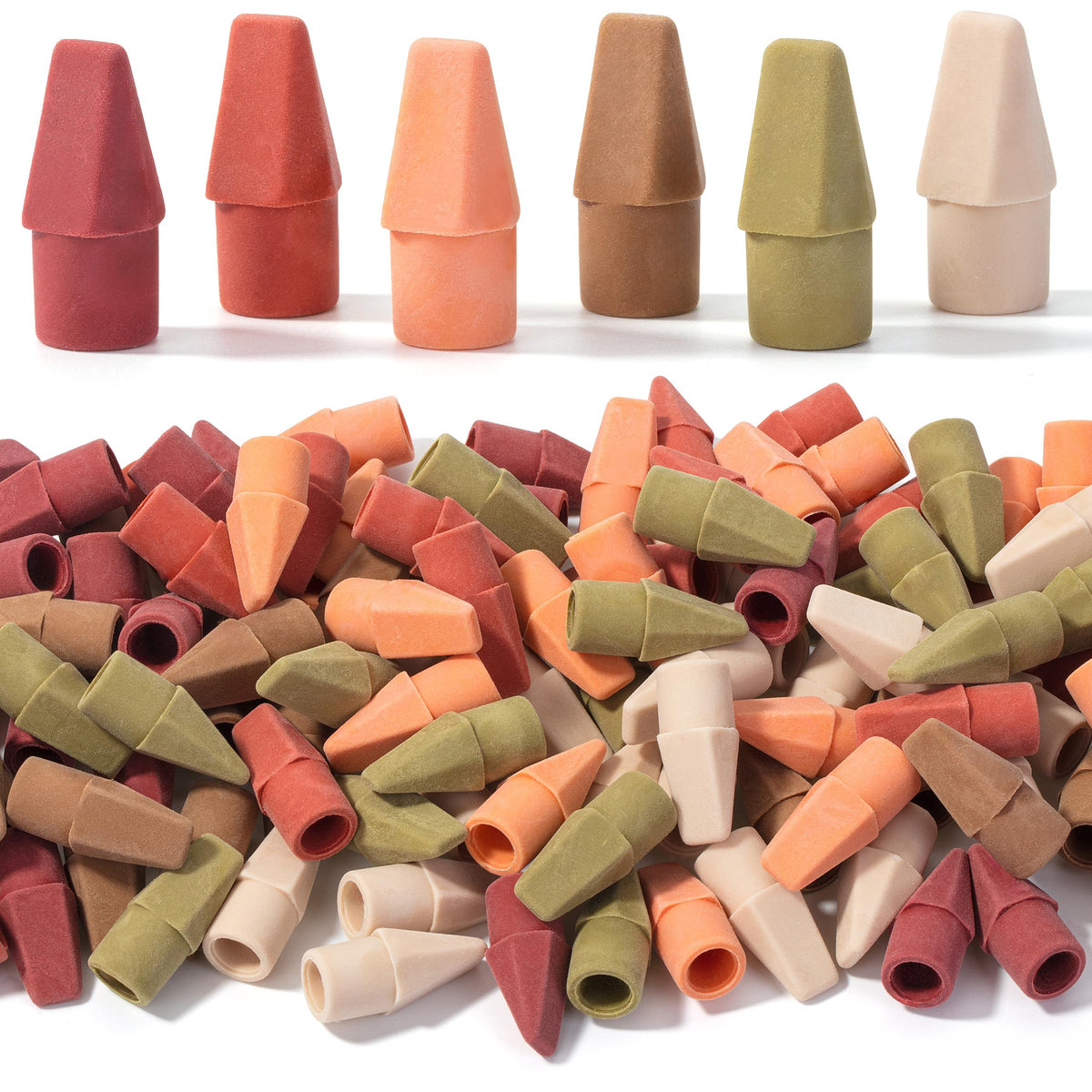Mr. Pen- Pencil Top Erasers, 120 Pack, Latex-Free, No-Smudge