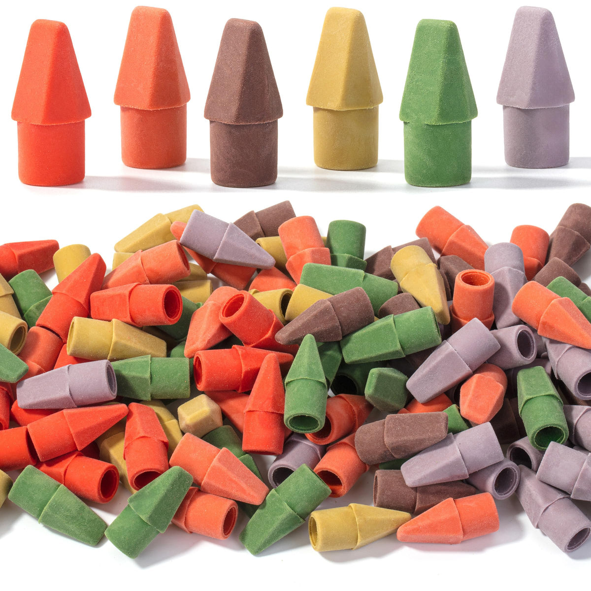 Mr. Pen- Pencil Top Erasers, 120 Pack, Latex-Free, No-Smudge