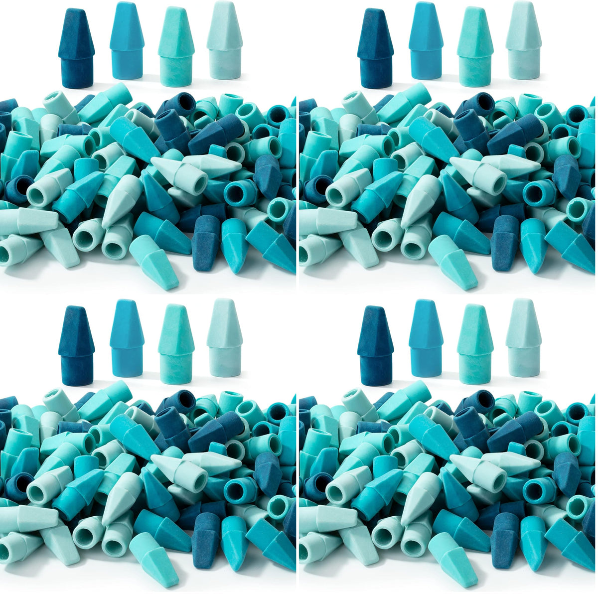 Mr. Pen- Pencil Top Erasers, 120 Pack, Latex-Free, No-Smudge