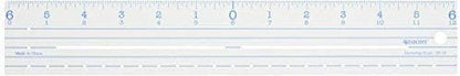 Westcott CR-12 Plastic Ruler 12"-Zero Centering