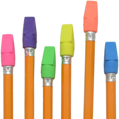 Westcott ‎14891 Pencil Eraser Toppers, Assorted, 12 Pack