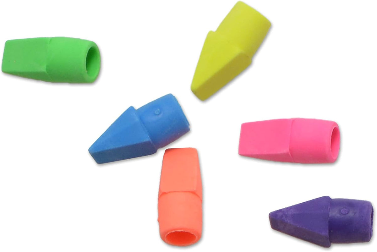 Westcott ‎14891 Pencil Eraser Toppers, Assorted, 12 Pack
