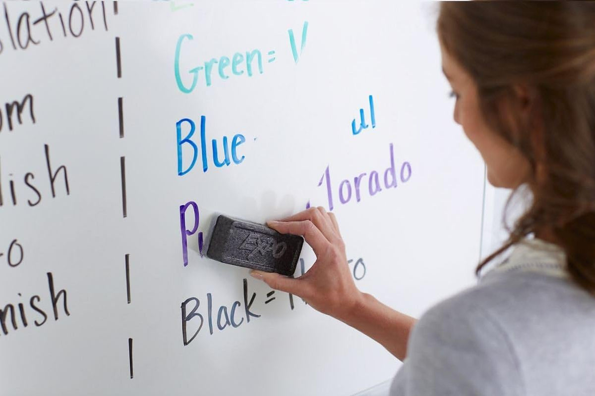 EXPO Block Eraser 81505 Dry Erase Whiteboard Board Eraser, Soft Pile, 5 1/8 W x 1 1/4 H - Pack of 2