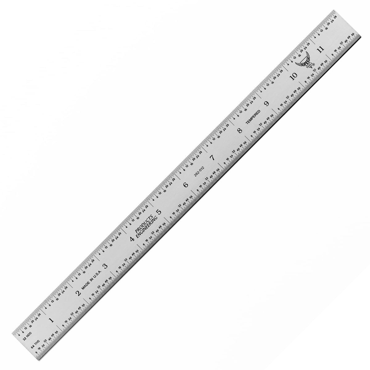 PEC Tools 6"/150mm Machinist Ruler, Made in USA