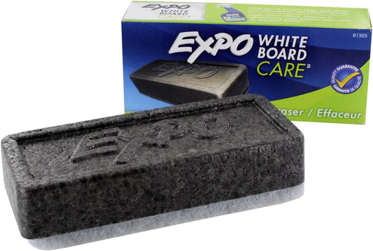 EXPO Block Eraser 81505 Dry Erase Whiteboard Board Eraser, Soft Pile, 5 1/8 W x 1 1/4 H - Pack of 2