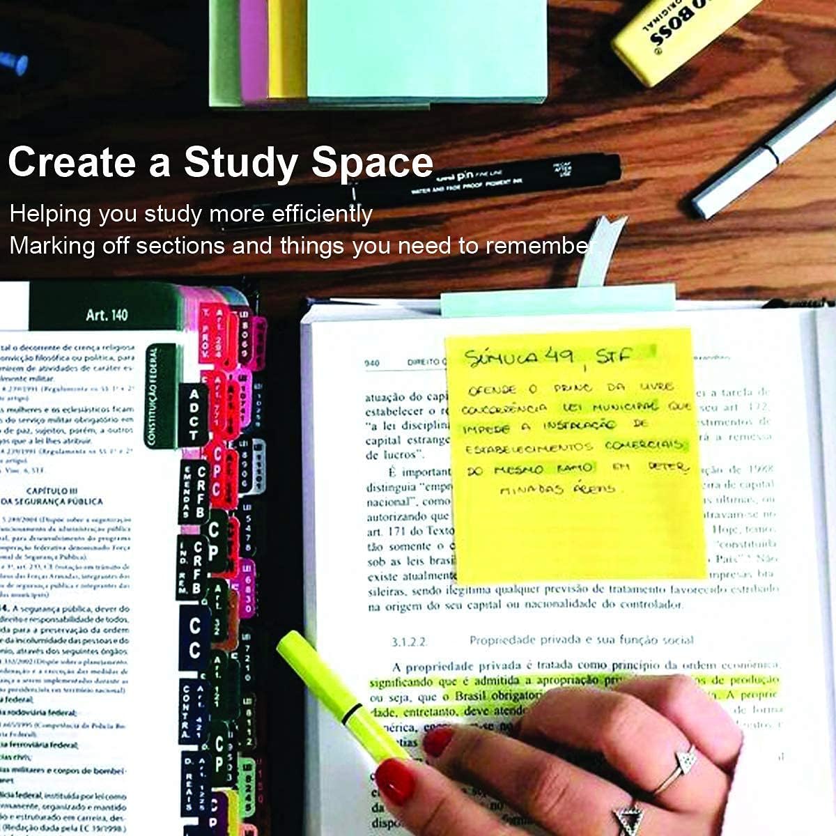 Sticky Notes 3x3, Self-Stick Notes 36 Pads, 100 Sheets/Pad Sticky Post