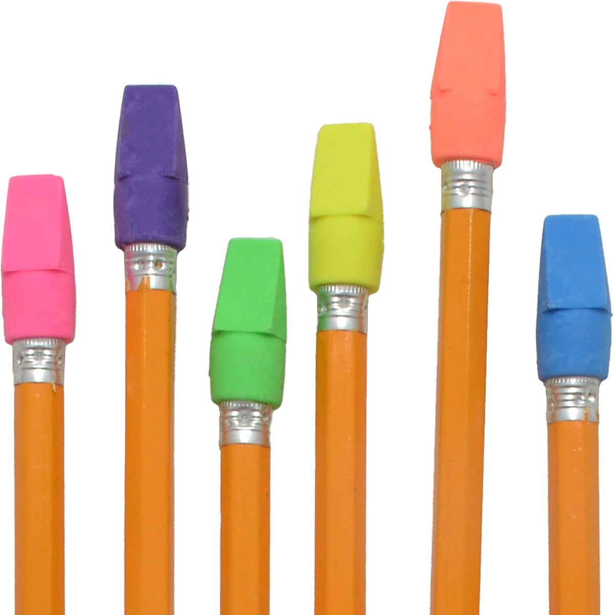 Westcott ‎14891 Pencil Eraser Toppers, Assorted, 12 Pack