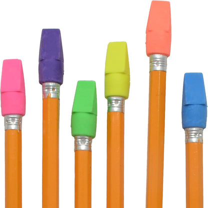Westcott ‎14891 Pencil Eraser Toppers, Assorted, 12 Pack