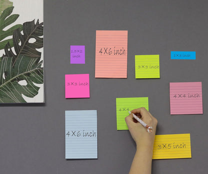 (24 Pads) Sticky Notes 1.5 x 2 in, 8 Colors Post Self Sticky Notes Pad Its