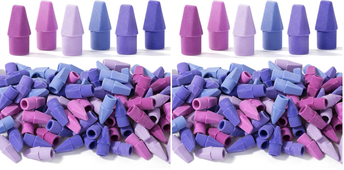 Mr. Pen- Pencil Top Erasers, 120 Pack, Latex-Free, No-Smudge