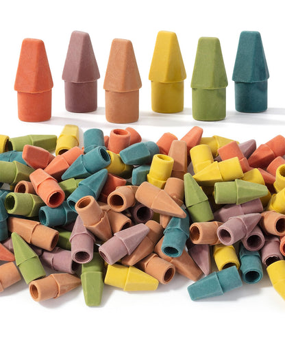 Mr. Pen- White Pencil Top Erasers, 120 pcs, Eraser Caps for Pencils