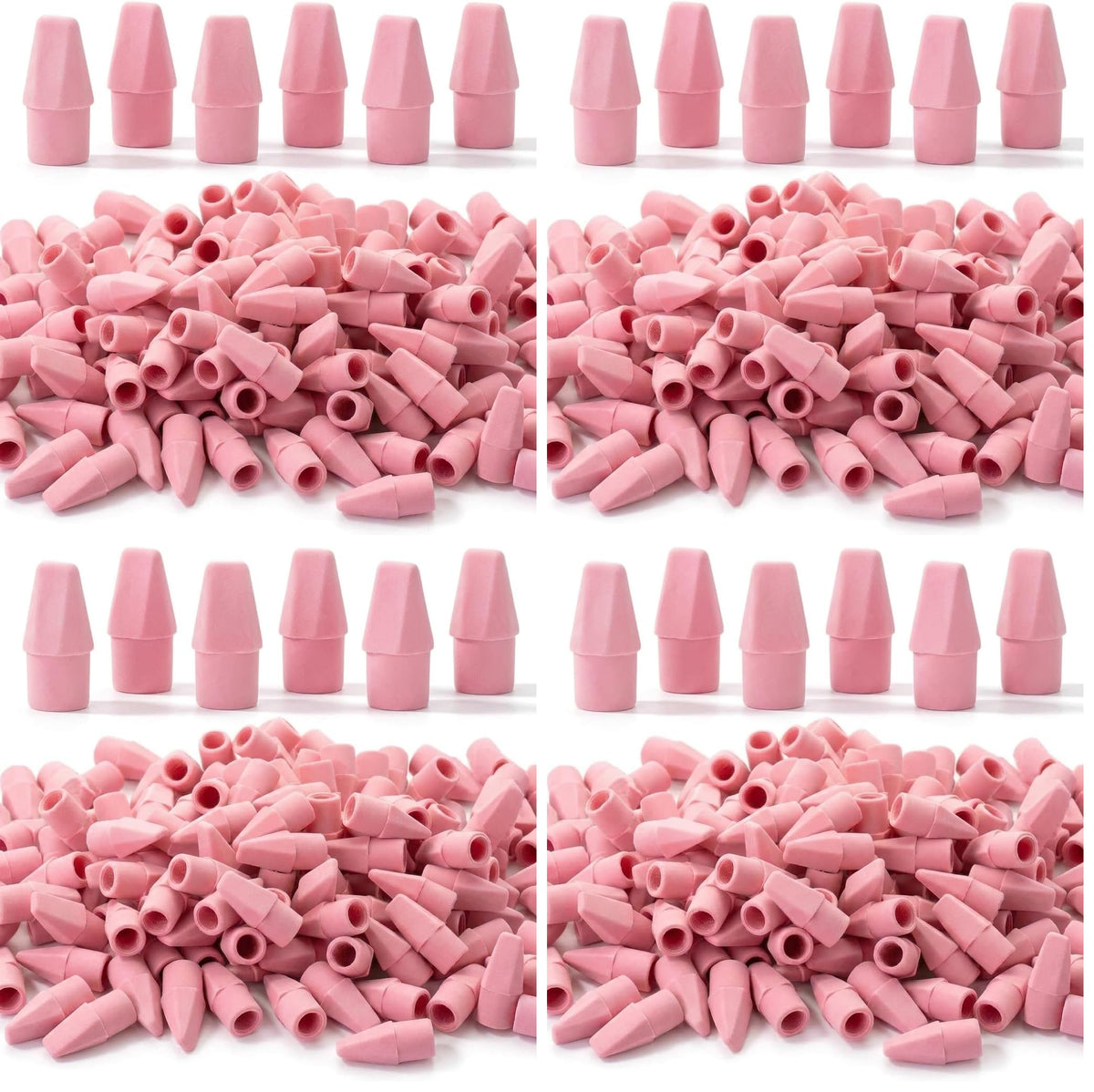 Mr. Pen- Pencil Top Erasers, 120 Pack, Latex-Free, No-Smudge