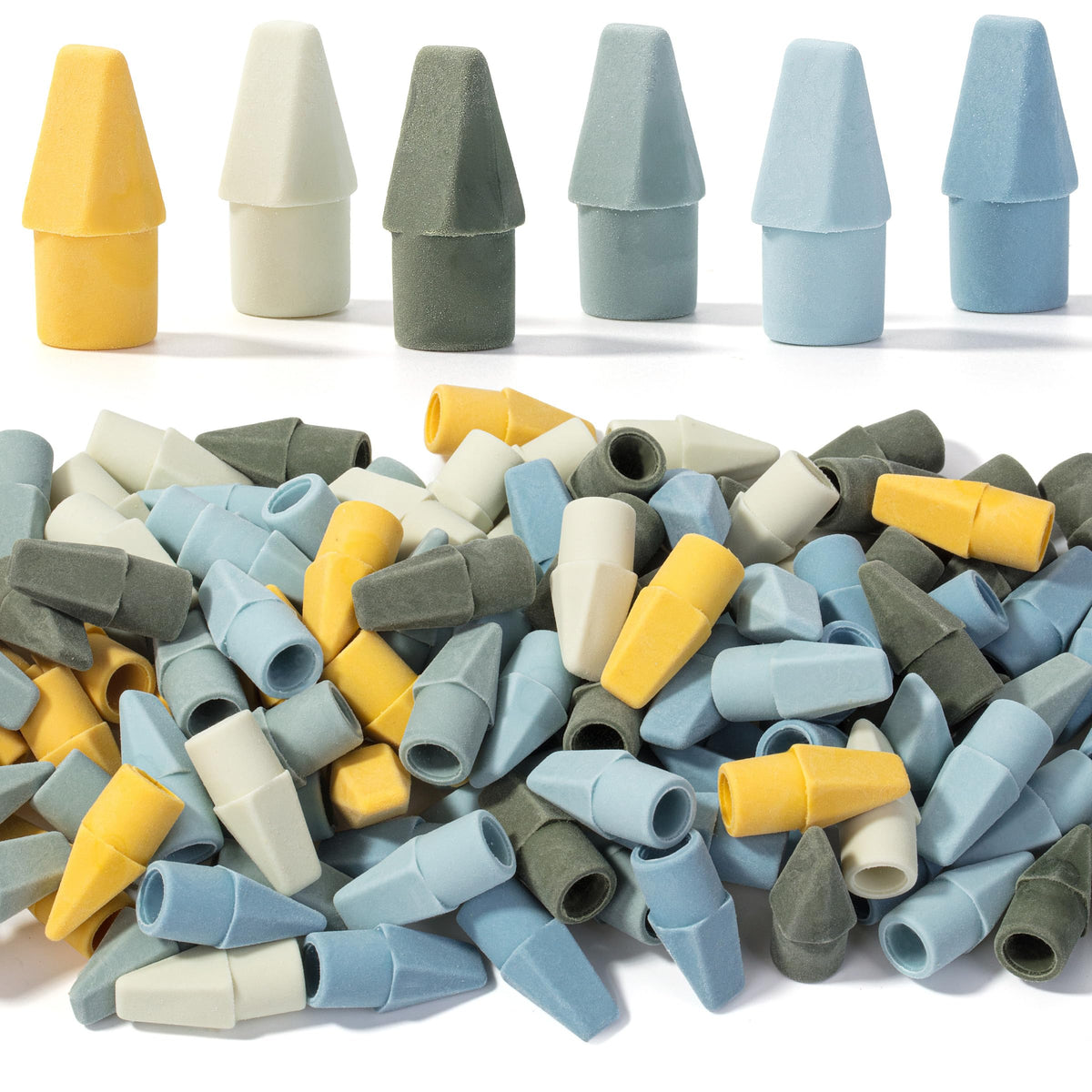Mr. Pen- Pencil Top Erasers, 120 Pack, Latex-Free, No-Smudge