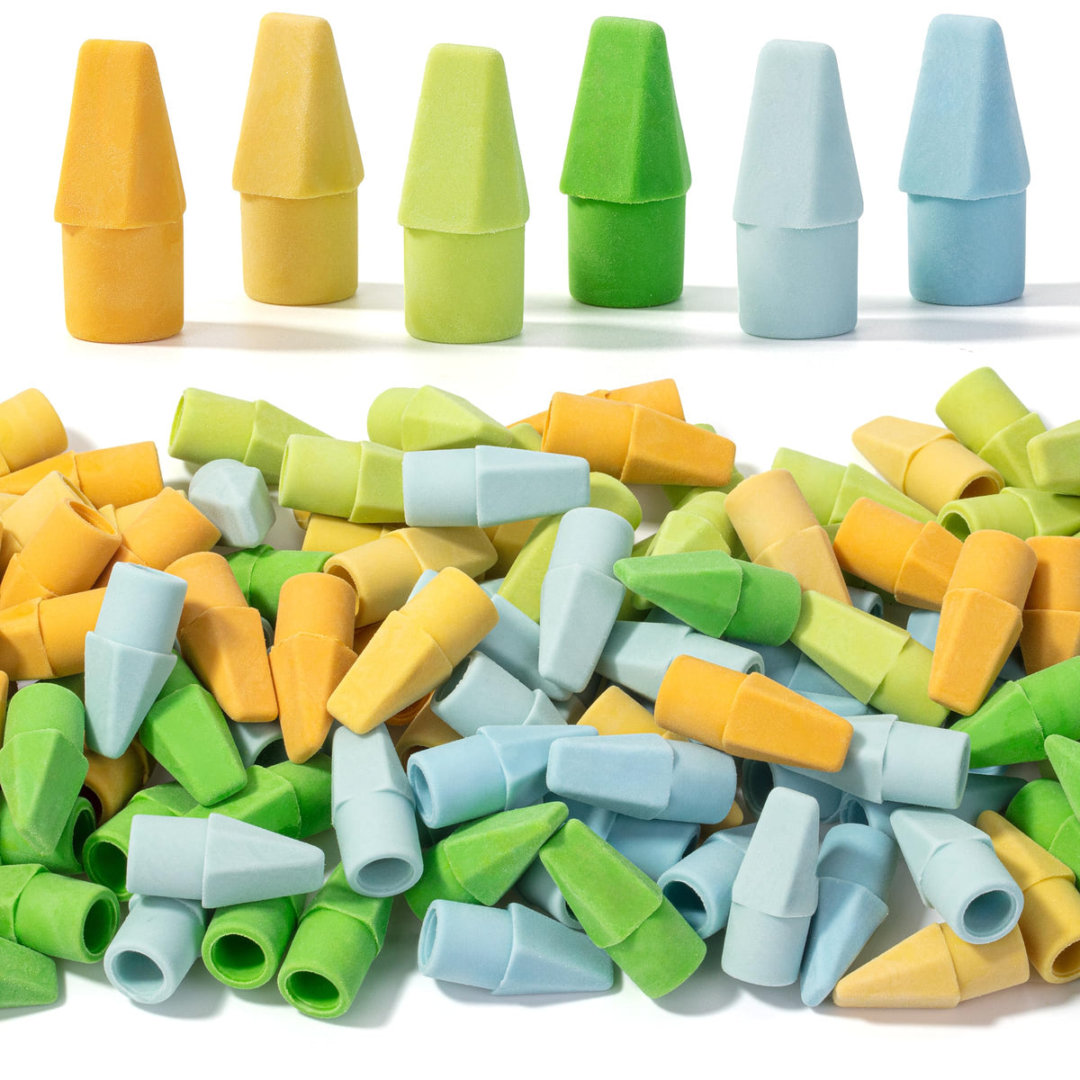 Mr. Pen- Pencil Top Erasers, 120 Pack, Latex-Free, No-Smudge