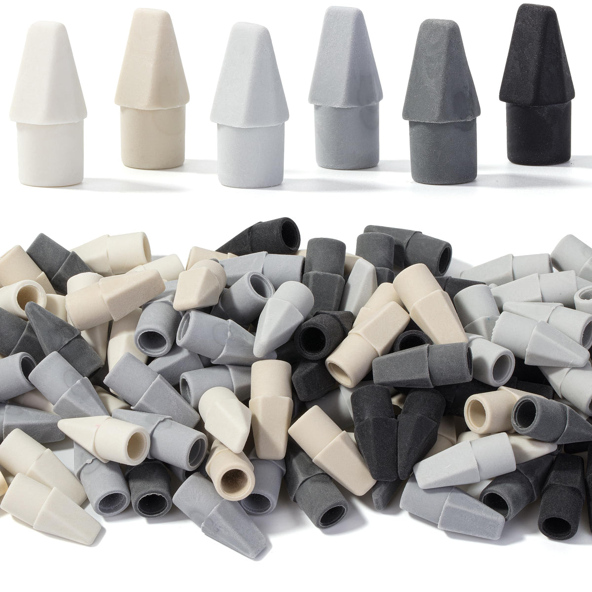 Mr. Pen- Pencil Top Erasers, 120 Pack, Latex-Free, No-Smudge