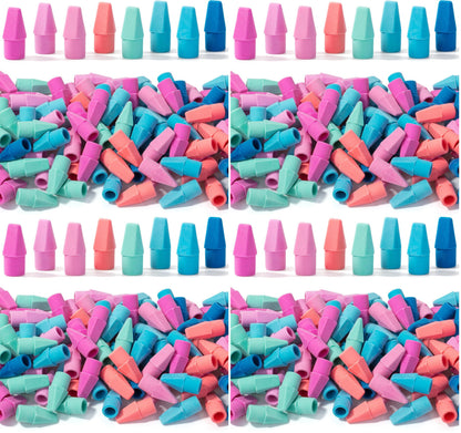 Mr. Pen- White Pencil Top Erasers, 120 pcs, Eraser Caps for Pencils